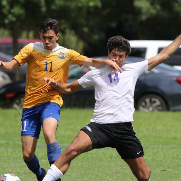 Spring Hill hosts Rollins in a men's soccer match Sunday, Sept. 9, 2018, in Mobile, Ala. (Mike Kittrell)